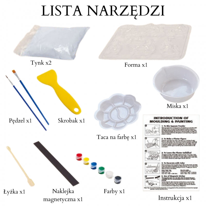 DIY Formu veidošanas un krāsošanas komplekts Vienradžu komplekts