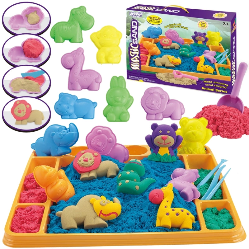 XL ZOO Kinētisko smilšu komplekts
