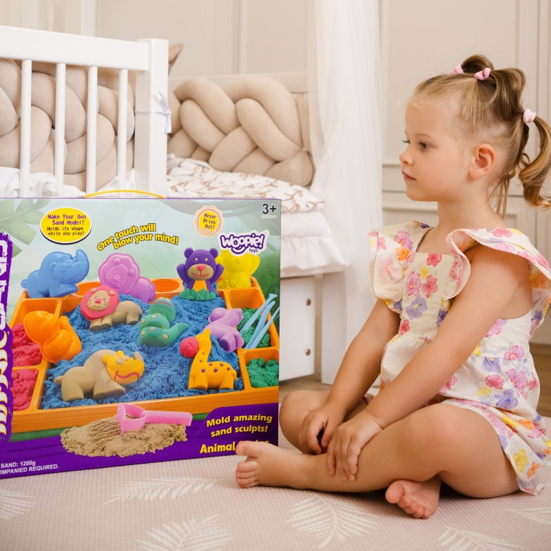 XL ZOO Kinētisko smilšu komplekts