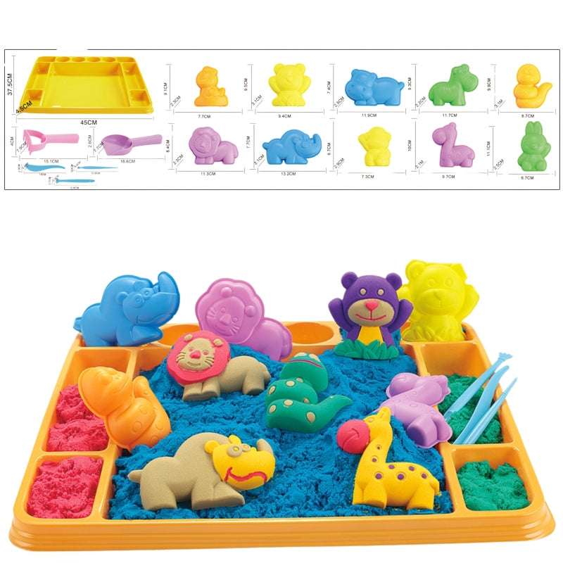XL ZOO Kinētisko smilšu komplekts